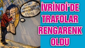 İvrindi'de Trafolar Rengarenk Oldu