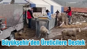 Büyükşehir’den Üreticilere Destek