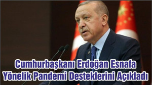 Cumhurbaşkanı Erdoğan Esnafa Yönelik Pandemi Desteklerini Açıkladı