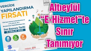 Altıeylül “E-Hizmet”te Sınır Tanımıyor
