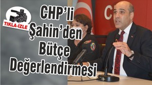 CHP’li Şahin’den Bütçe Değerlendirmesi
