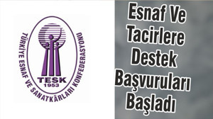 Esnaf Ve Tacirlere Destek Başvuruları Başladı