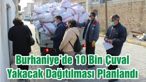 Burhaniye’de 10 Bin Çuval Yakacak Dağıtılması Planlandı