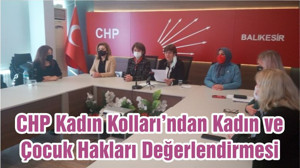 CHP Kadın Kolları’ndan Kadın ve Çocuk Hakları Değerlendirmesi