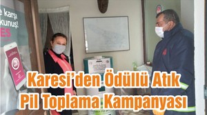 Karesi’den Ödüllü Atık Pil Toplama Kampanyası