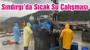 Sındırgı’da Sıcak Su Çalışması