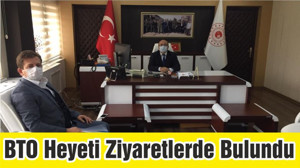 BTO Heyeti Balıkesir’de Ziyaretlerde Bulundu