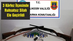 3 Körfez İlçesinde Ruhsatsız Silah Ele Geçirildi