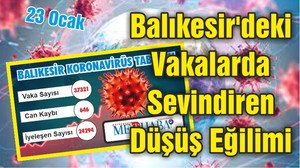 Balıkesir'deki Vakalarda Sevindiren Düşüş
