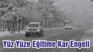 Yüz Yüze Eğitime Kar Engeli