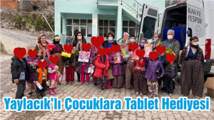 Yaylacık’lı Çocuklara Tablet Hediyesi