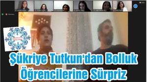 Şükriye Tutkun'dan Bolluk Öğrencilerine Sürpriz