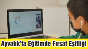 Ayvalık’ta Öğrencilere Eğitimde Fırsat Eşitliği