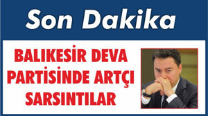 BALIKESİR DEVA PARTİSİNDE ARTÇI SARSINTILAR