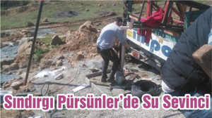 Sındırgı Pürsünler’de Su Sevinci