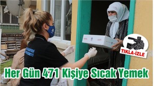 Her Gün 471 Kişiye Sıcak Yemek
