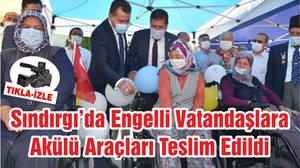 Sındırgı’da Engelli Vatandaşlara Akülü Araçları Teslim Edildi