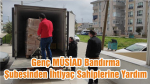 Genç MÜSİAD Bandırma Şubesinden İhtiyaç Sahiplerine Yardım