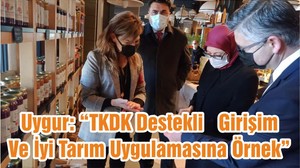 Uygur: “TKDK Destekli Girişim Ve İyi Tarım Uygulamasına Örnek”