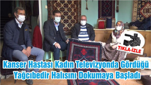 Kanser Hastası Kadın Televizyonda Gördüğü Yağcıbedir Halısını Dokumaya Başladı