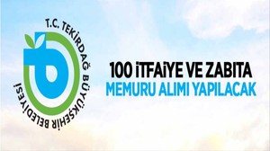 Tekirdağ Büyükşehir Belediye Başkanlığı 100 Memur Alımı Yapacak