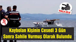 Kaybolan Kişinin Cesedi 3 Gün Sonra Sahile Vurmuş Olarak Bulundu