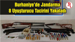 Burhaniye’de Jandarma 8 Uyuşturucu Tacirini Yakaladı