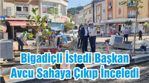 Bigadiçli İstedi Başkan Avcu Sahaya Çıkıp İnceledi