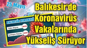 Balıkesir'de Koronavirüs Vakalarında Yükseliş Sürüyor