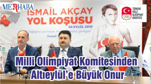 Milli Olimpiyat Komitesinden Altıeylül’e Büyük Onur