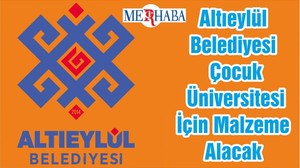Altıeylül Belediyesi Çocuk Üniversitesi İçin Malzeme Alacak