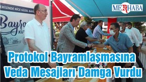 Protokol Bayramlaşmasına Veda Mesajları Damga Vurdu