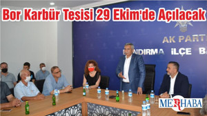 Bor Karbür Tesisi 29 Ekim'de Açılacak