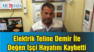 Elektrik Teline Demir İle Değen İşçi Hayatını Kaybetti
