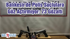 Balıkesir'de Polis Suçlulara Göz Açtırmıyor: 73 Gözaltı