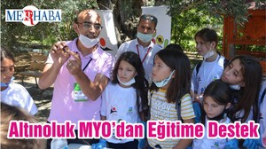 Altınoluk MYO’dan Eğitime Destek