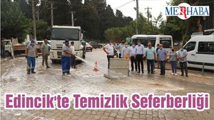 Edincik'te Temizlik Seferberliği