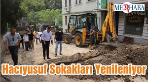 Hacıyusuf Sokakları Yenileniyor