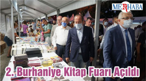 2. Burhaniye Kitap Fuarı Açıldı