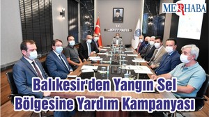 Balıkesir'den Yangın Sel Bölgesine Yardım Kampanyası