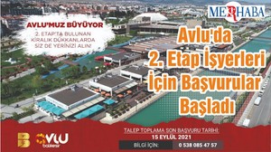 Avlu'da 2. Etap İşyerleri İçin Başvurular Başladı