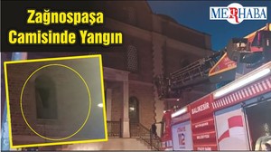 Zağnospaşa Camisinde Yangın