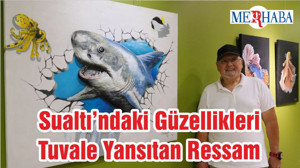 Sualtı’ndaki Güzellikleri Tuvale Yansıtan Ressam