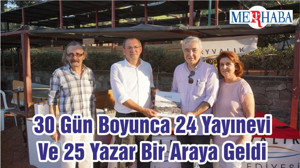 30 Gün Boyunca 24 Yayınevi Ve 25 Yazar Bir Araya Geldi