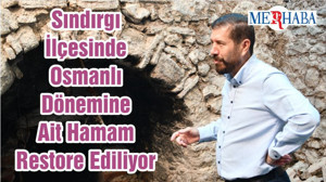 Sındırgı İlçesinde Osmanlı Dönemine Ait Hamam Restore Ediliyor