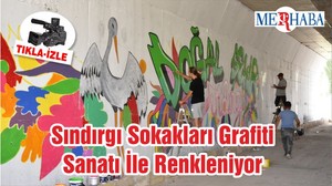 Sındırgı Sokakları Grafiti Sanatı İle Renkleniyor