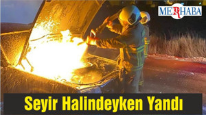 Seyir Halindeyken Yandı