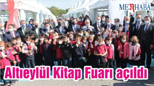 Altıeylül Kitap Fuarı açıldı