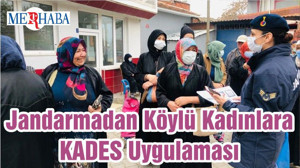 Jandarmadan Köylü Kadınlara KADES Uygulaması