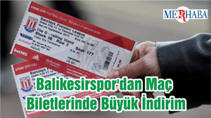 Balıkesirspor'dan Maç Biletlerinde Büyük İndirim